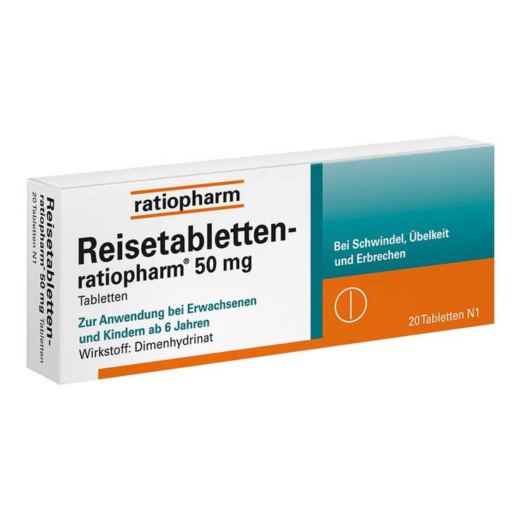 Reisetabletten-ratiopharm®⁵
