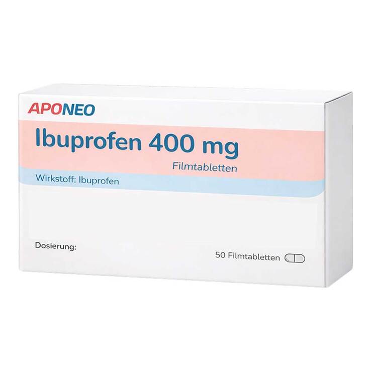 APONEO Ibuprofen Filmtabletten 400 mg⁵ ⁸