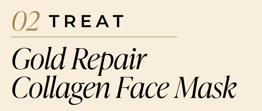 02 Treat | Gold Repair Collagen Face Mask