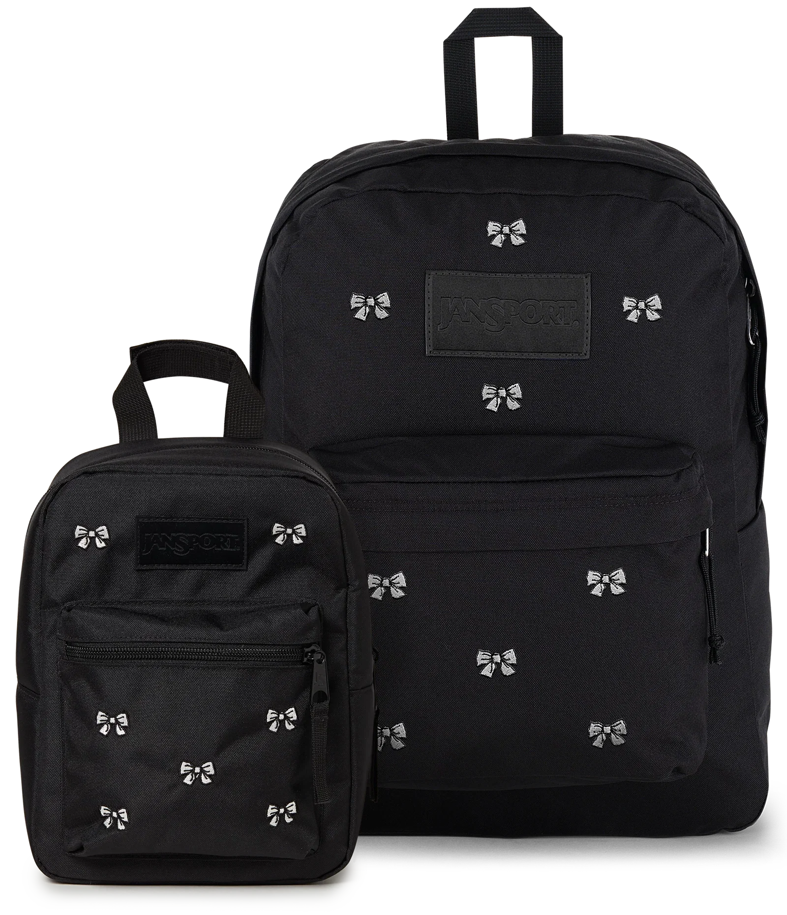 SuperBreak® Plus Embroidered Bows Black Set-Embroidered Bows Black