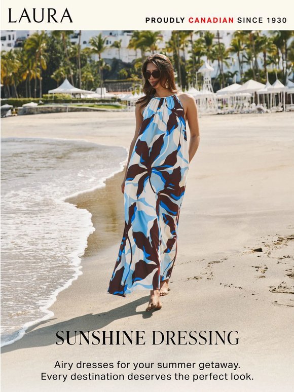 Vacation-ready dresses inside