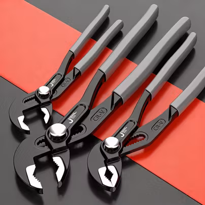 Groove Joint Pump Plier, Industrial Grade Steel Comfort Grip,...
