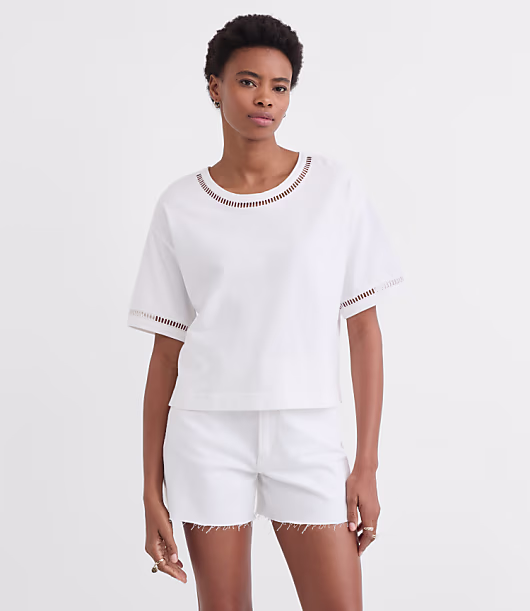 Cutout Jersey Modern Tee