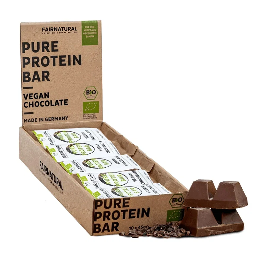 Image of Bio Proteinriegel Vegan Schoko ohne Soja