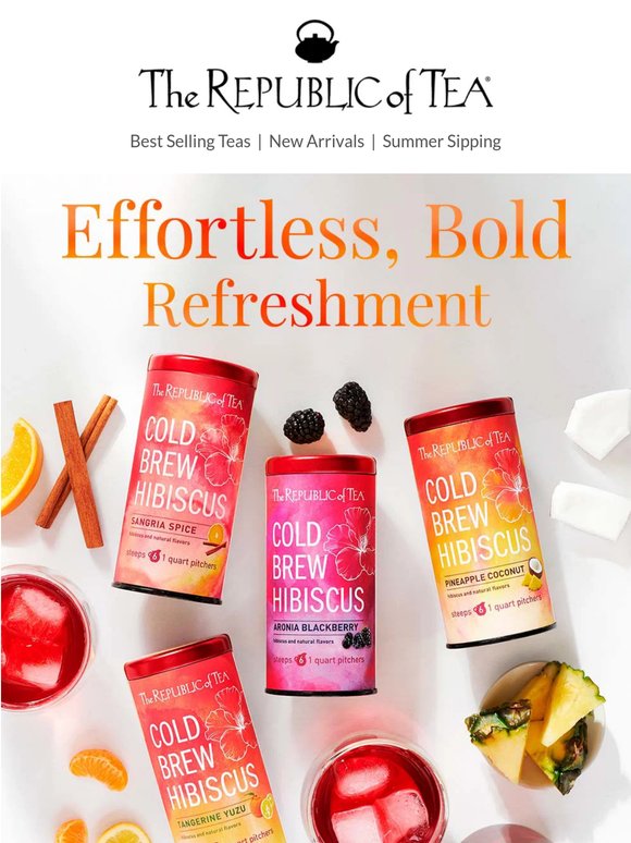 Effortless, Bold Refreshment Awaits