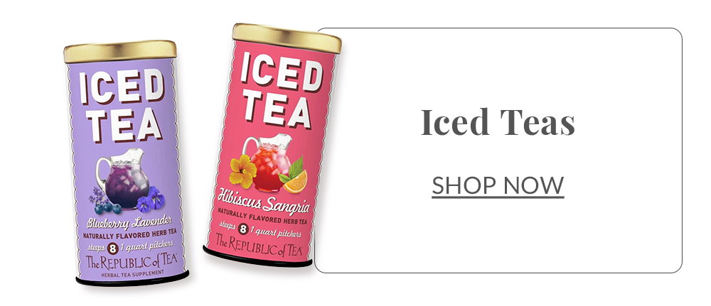Tin of Blueberry Lavender and Hibiscus Sangria Iced Teas