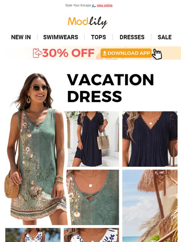 Perfect Dress For Sunny Getaways ☀️