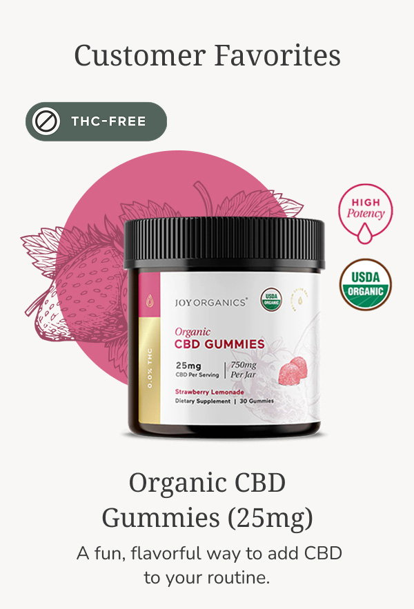  Organic CBD Gummies (25mg)