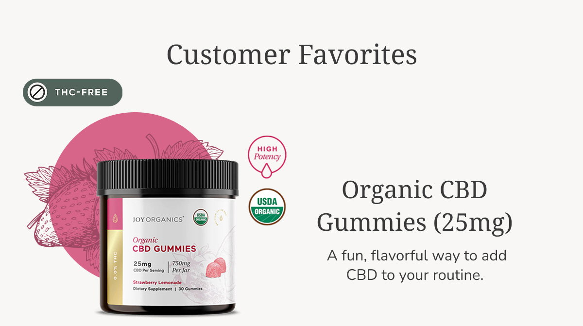  Organic CBD Gummies (25mg)