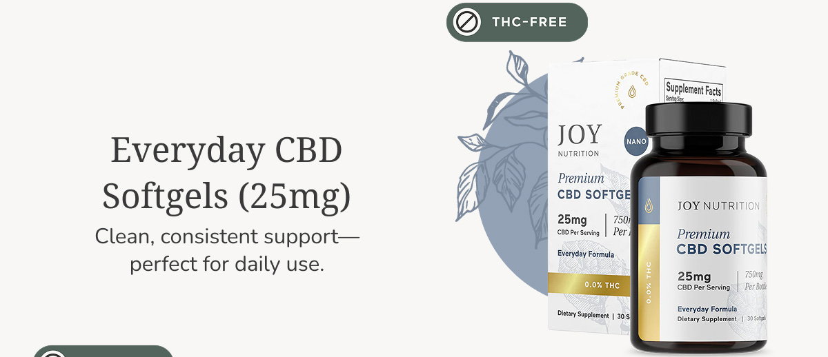 Everyday CBD Softgels (25mg)