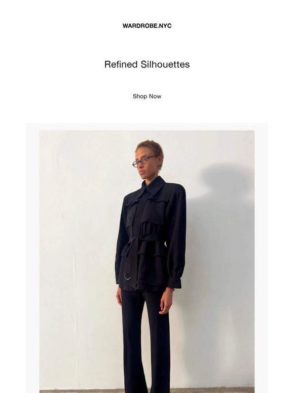 Shop Now: Refined Silhouettes