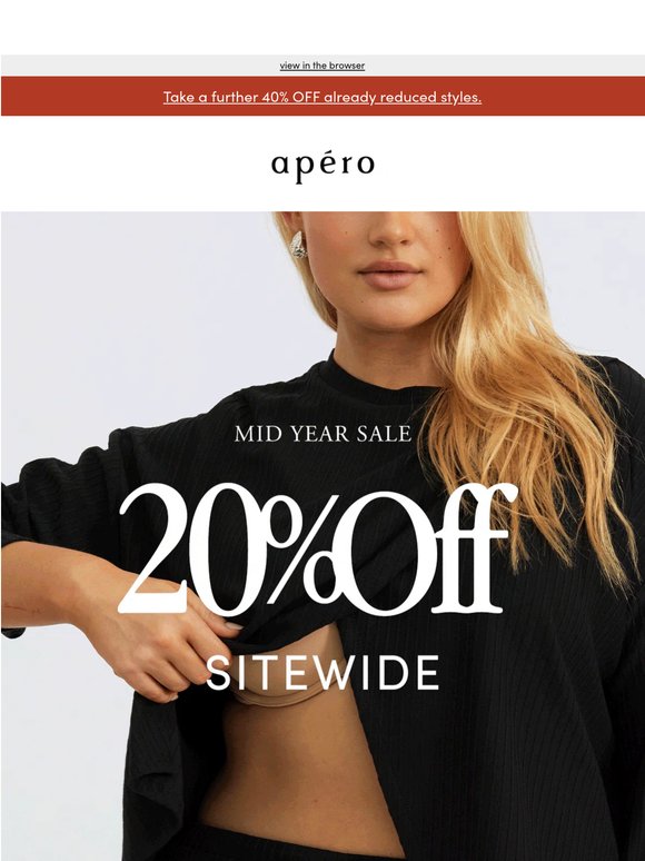 SHOP 20% OFF LOUNGEWEAR