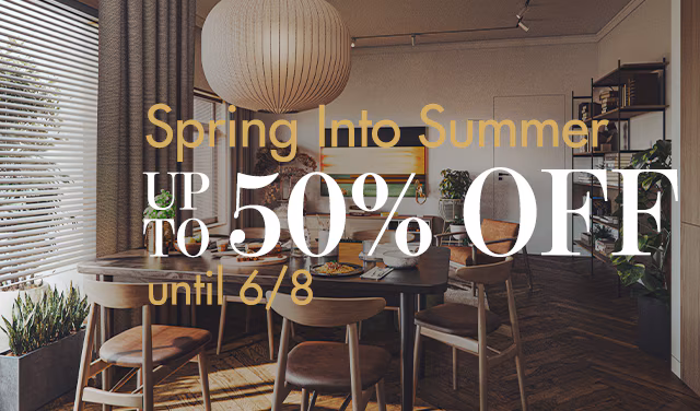 spring into summer with up to 50% off everything