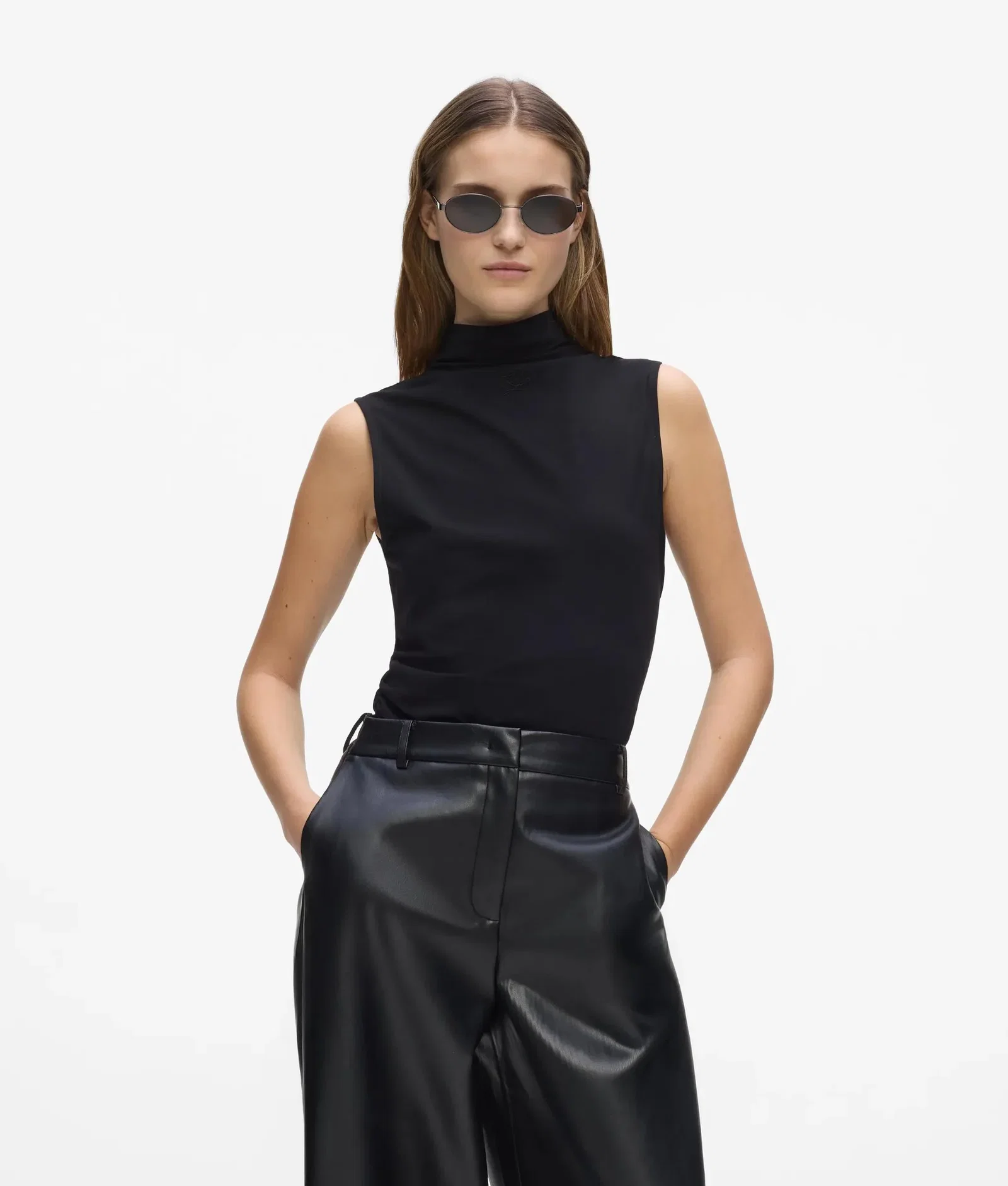 Image of Mock neck tank top