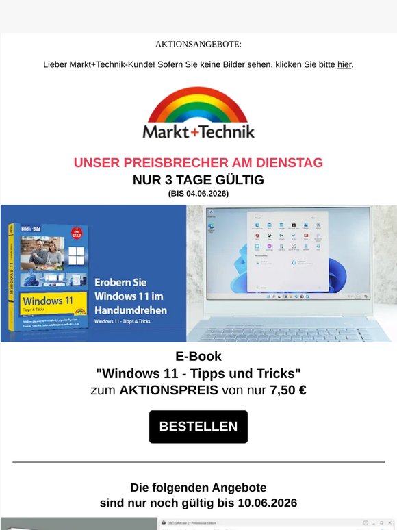 Nur noch gültig bis 10.06.2026 🔥 Unsere Top Angebote der Woche