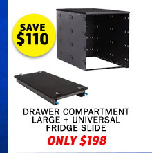 Drawer Compartment Large + Universal Fridge Slide