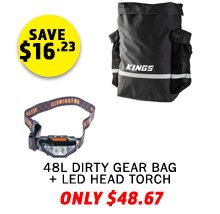 48L Dirty Gear Bag + LED Head Torch