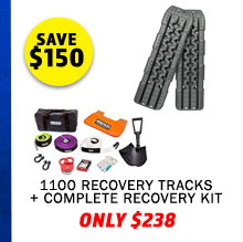 1100 Recovery Tracks + Complete Recovery Kit (11-Piece)