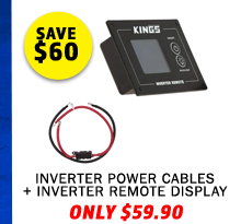 Premium Inverter Remote Display + Inverter Power Cables