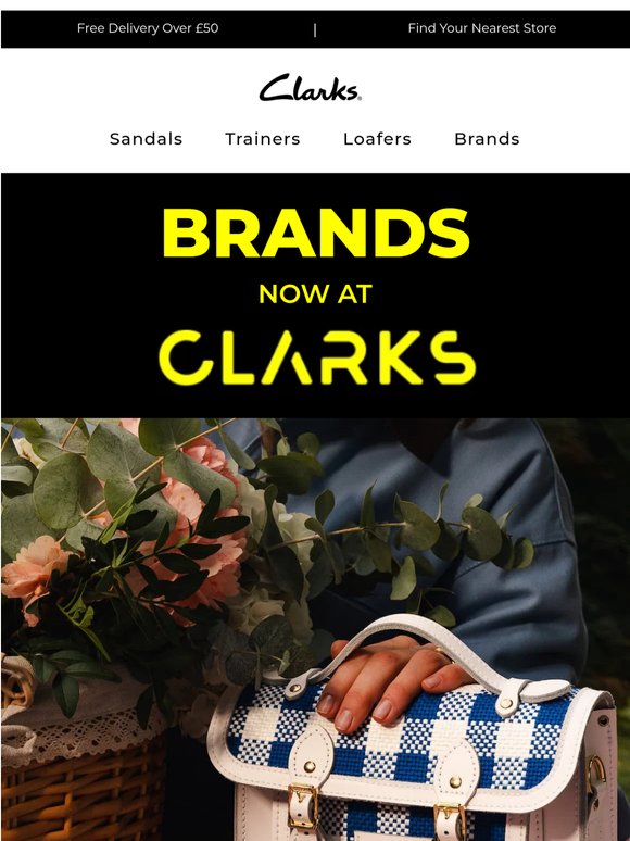 Cambridge Satchel, now at Clarks
