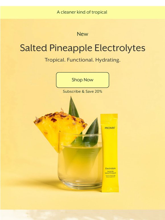New: Pineapple Electrolytes