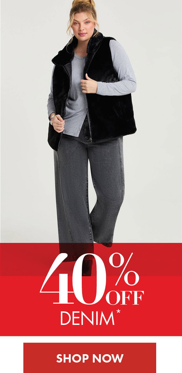 40% off Denim