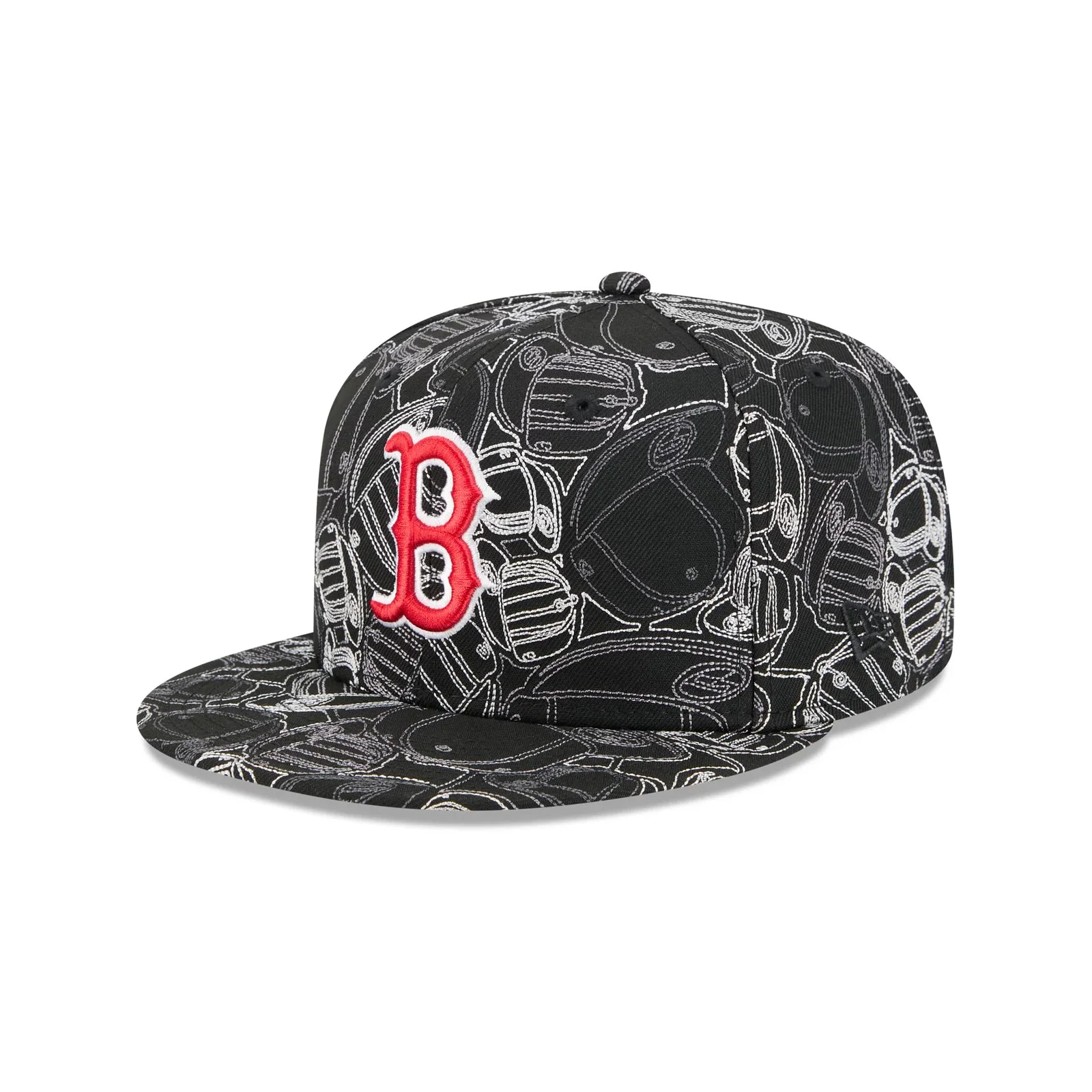 Image of Boston Red Sox Cap Scramble 59FIFTY Fitted Hat