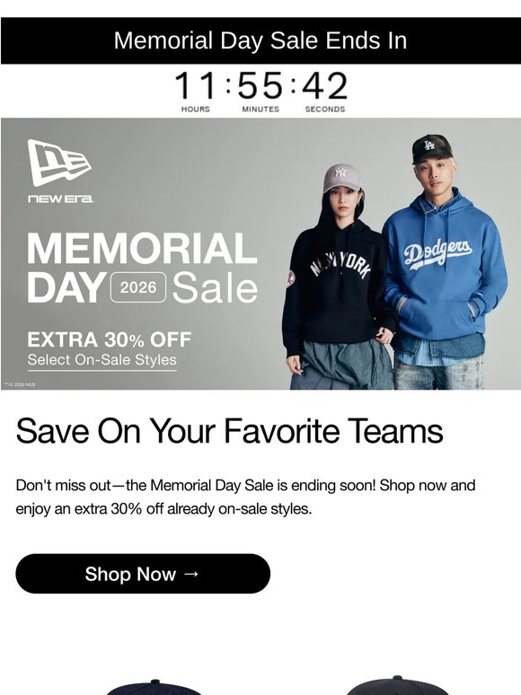 Last chance to save an extra 30%