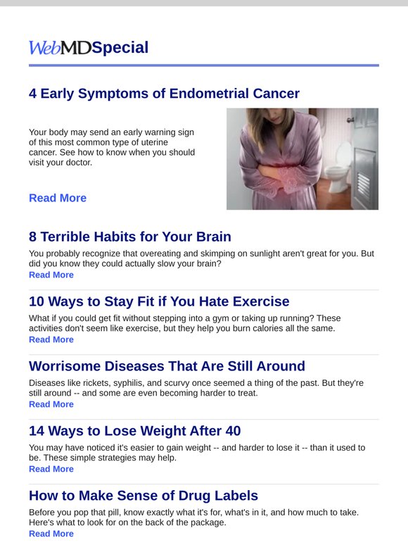 4 Early Symptoms of Endometrial Cancer