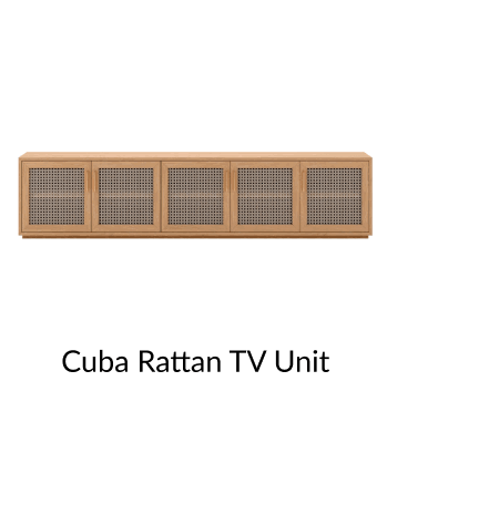 Shop Cuba Rattan TV Unit