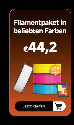 Filamentpaket in beliebten Farben