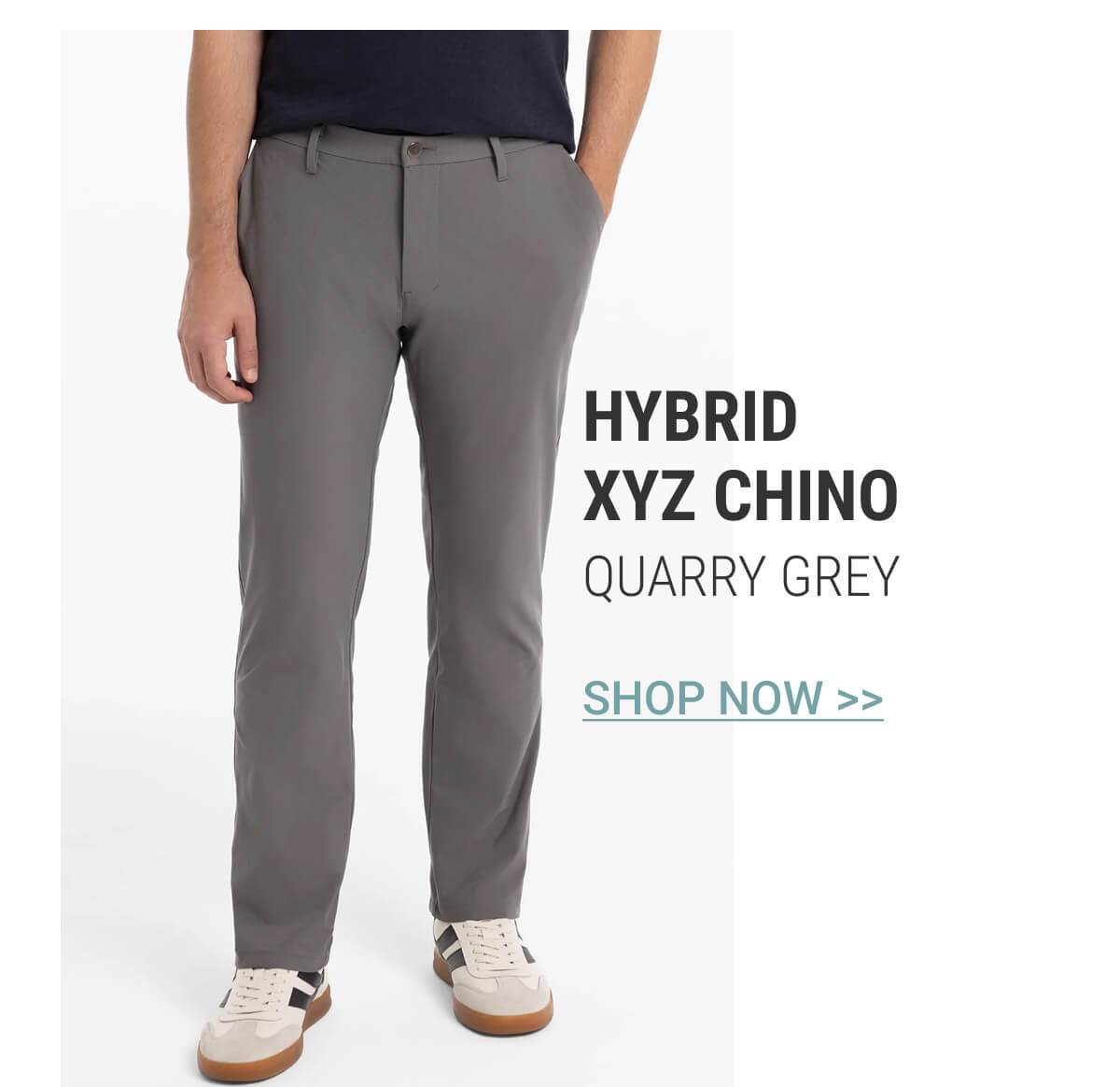 Quarry Grey Hybrid XYZ Chino