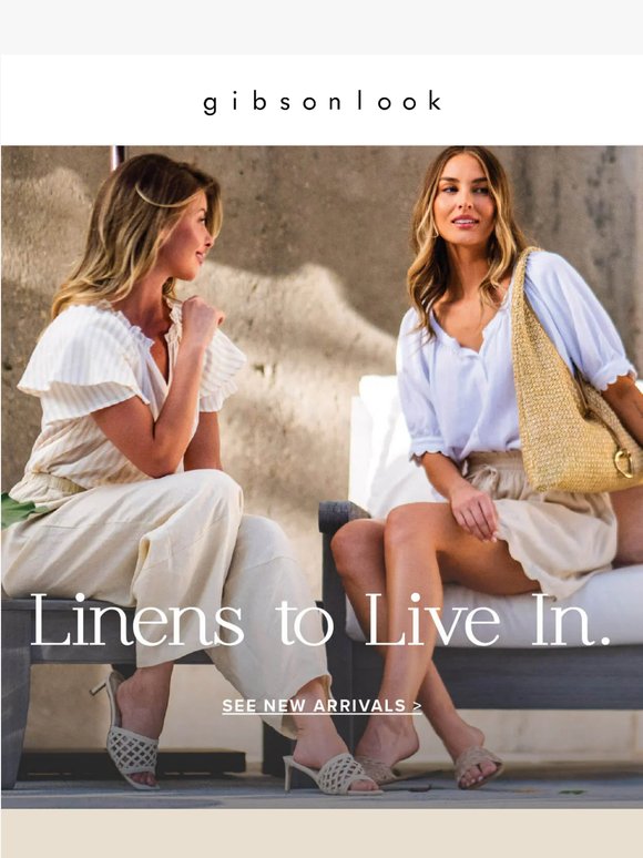 Linens to Live In. The Calm Summer Capsule is Here.