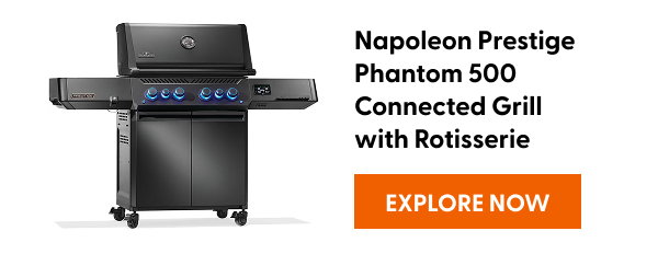 Napoleon Prestige Phantom 500 Connected Grill with Rotisserie, Wi-Fi & Bluetooth