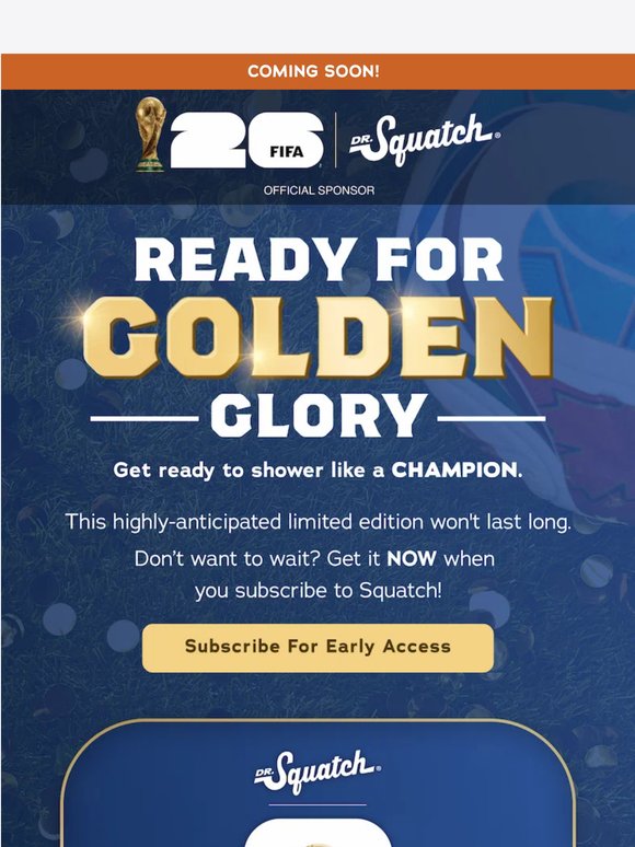 Golden Glory is almost here...