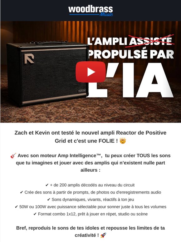 🎸 Le Reactor : l'ampli qui crée le son que tu décris ⚡