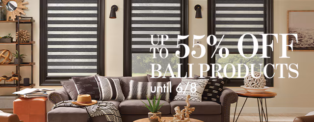 enjoy up to 55% off all Bali products