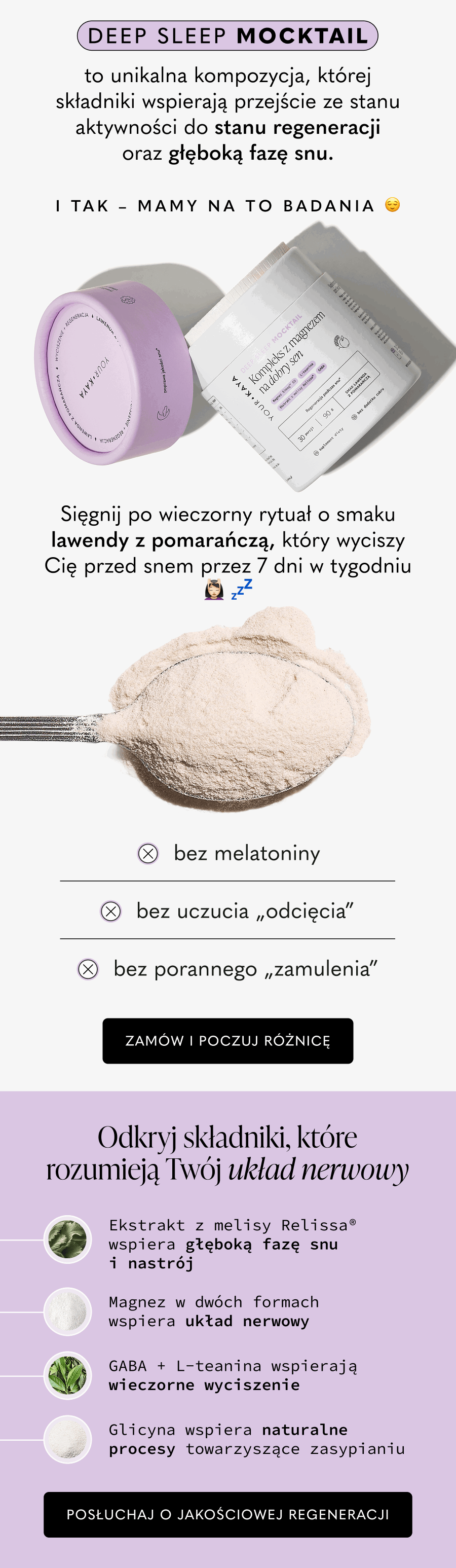 to unikalna kompozycja, której składniki