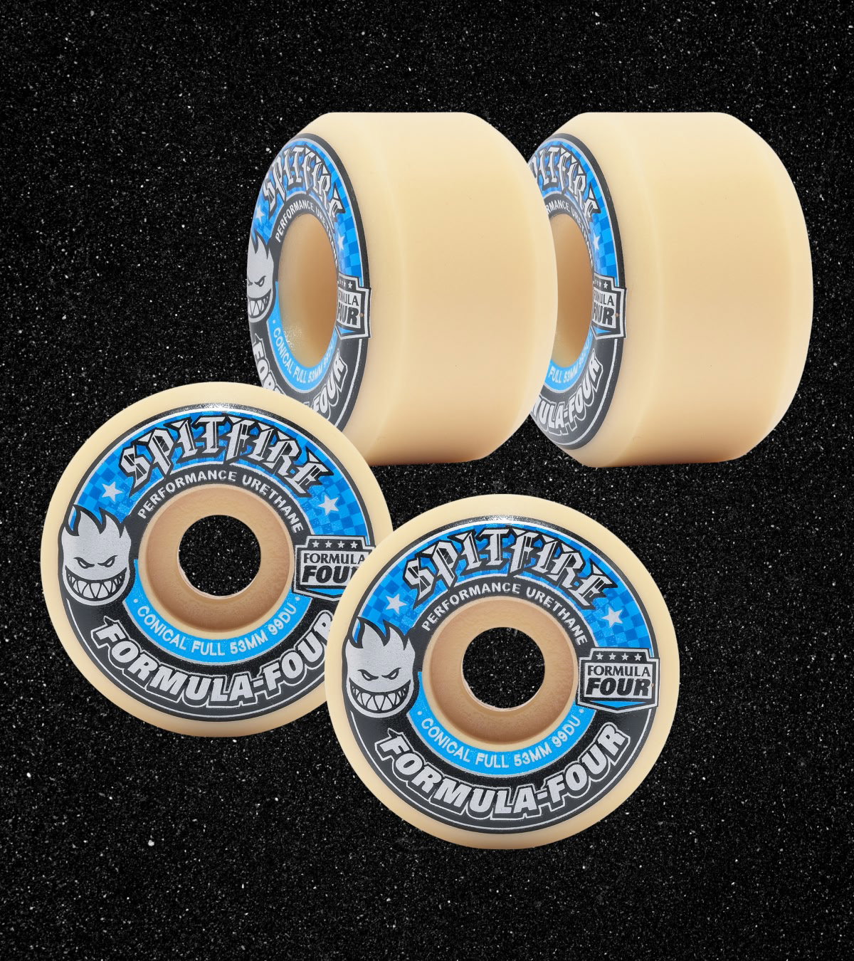 Shop skate wheels, including wheels from Spitfire.