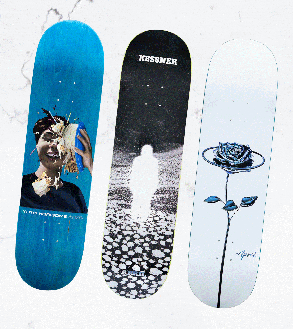 Shop April Skateboards for skate decks and completes