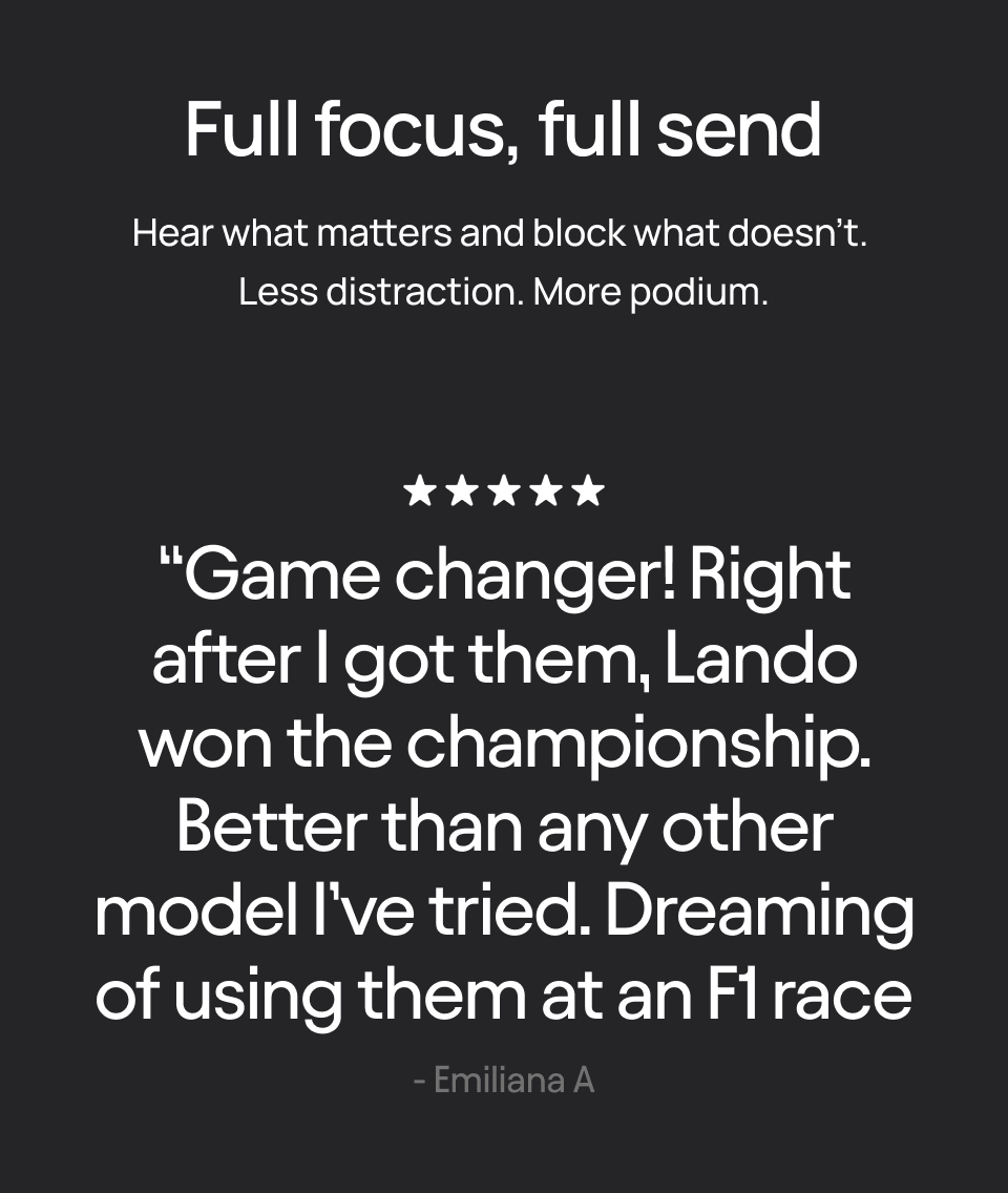 Full focus, full send