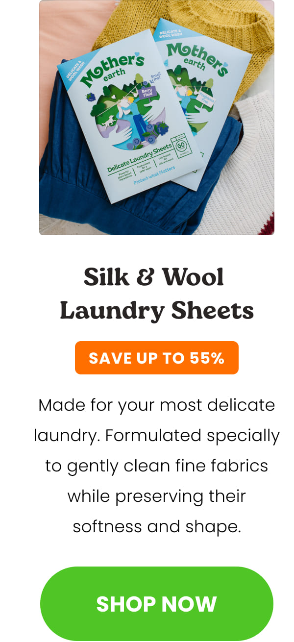 Silk & Wool Laundry Sheets 