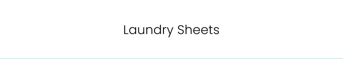 Laundry Sheets