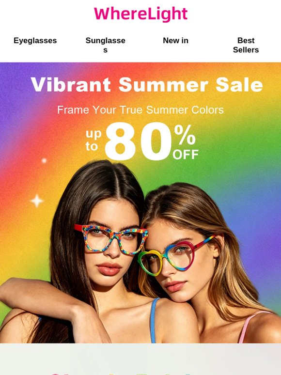 Vibrant Summer Sale-80% OFF🎉