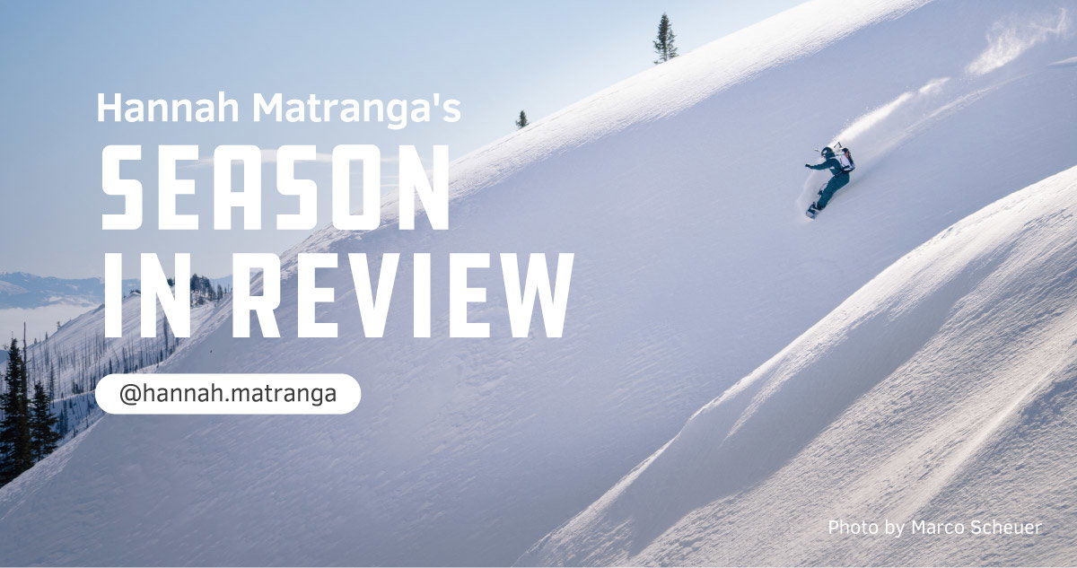 Hannah Matranga's Season in Review | Photo by Marco Scheuer | Follow @hannah.matranga