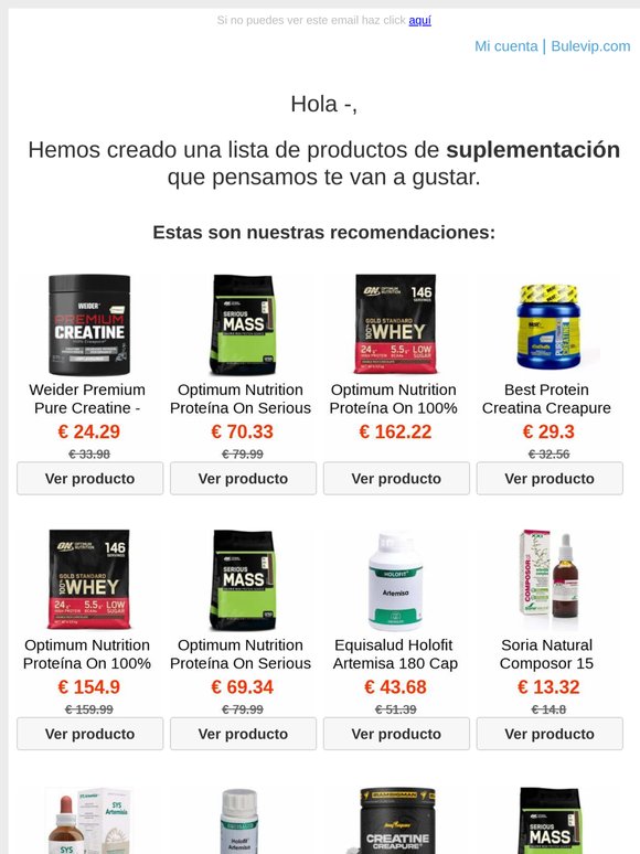 ⚡ — estos productos de Suplementación son para ti