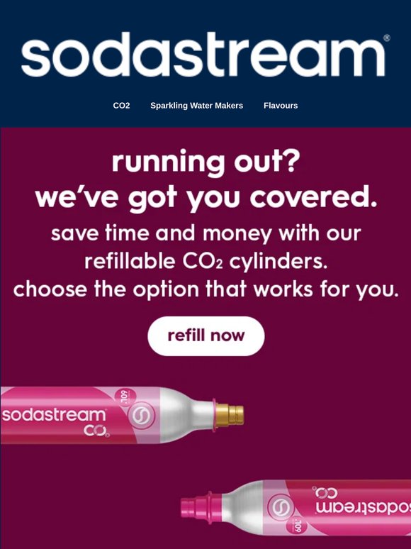 Running low on CO2? 🫧
