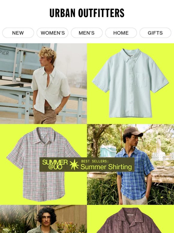 Best-selling shirts for summer →