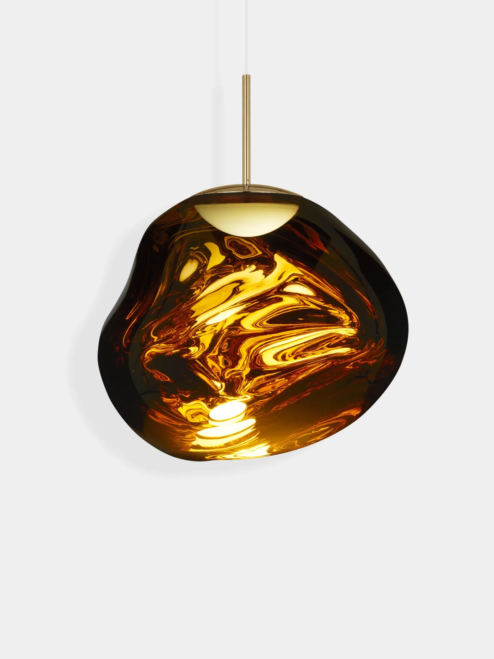 Image of Melt Medium Pendant | Gold Polished Polycarbonate (US)