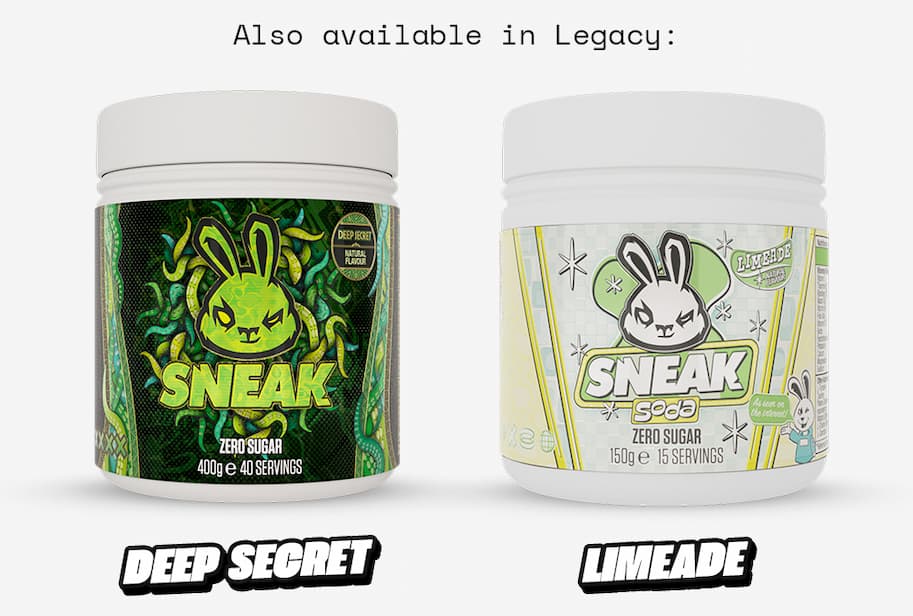 Also available in Legacy: DEEP SECRET and LIMEADE